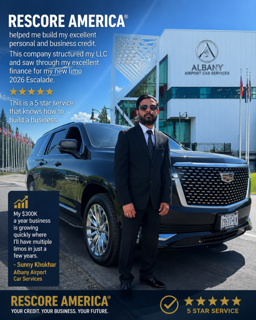 Build Excellent Personal & Business Credit with Rescore America!